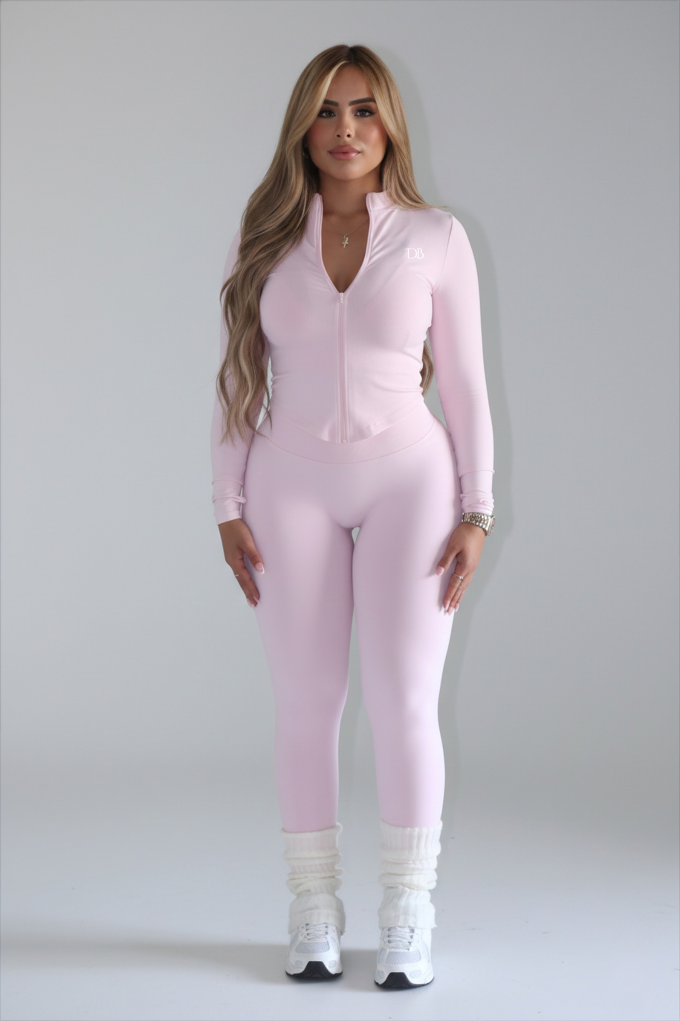 Pink Active 3 Piece Set -005