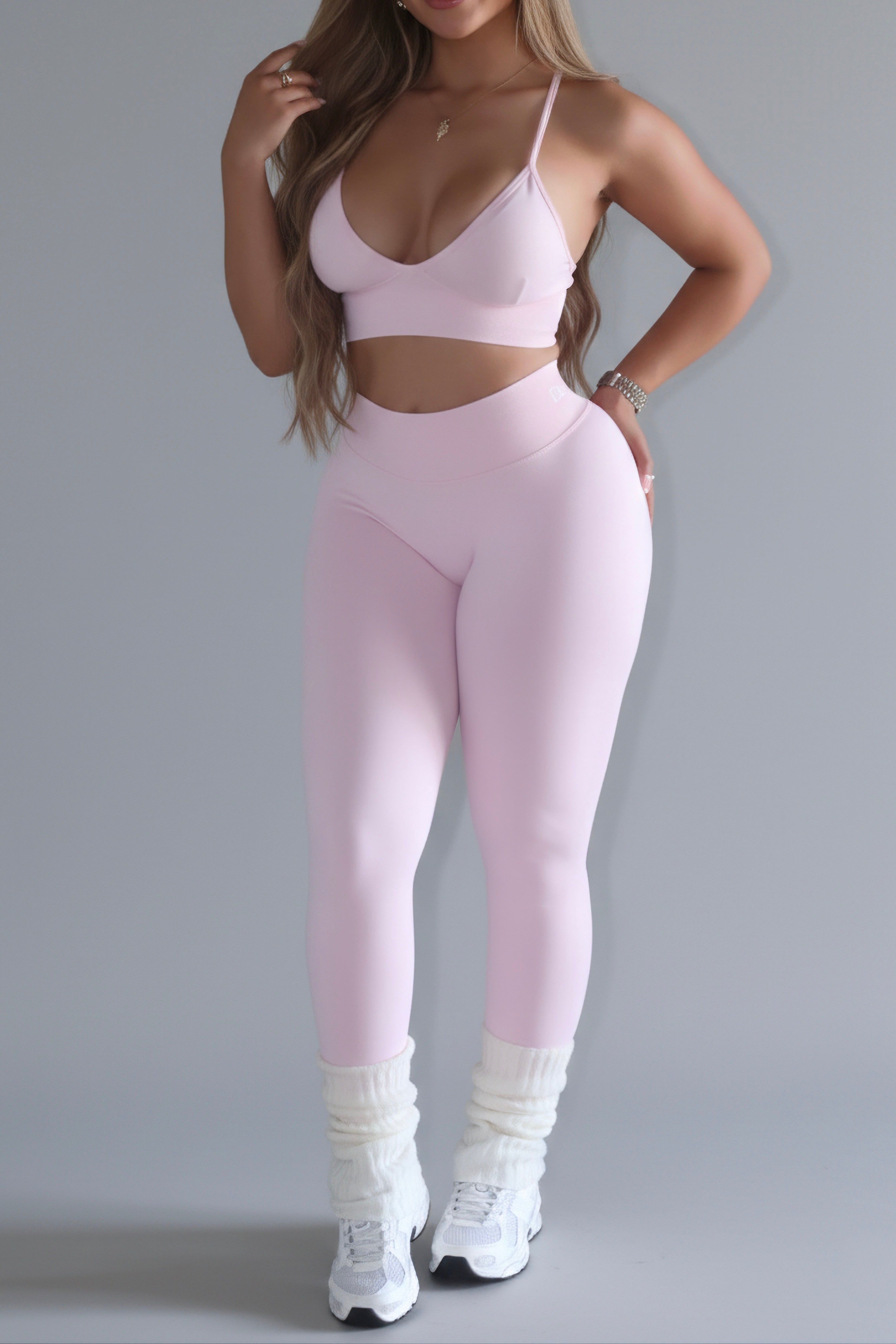 Pink Active 3 Piece Set -005
