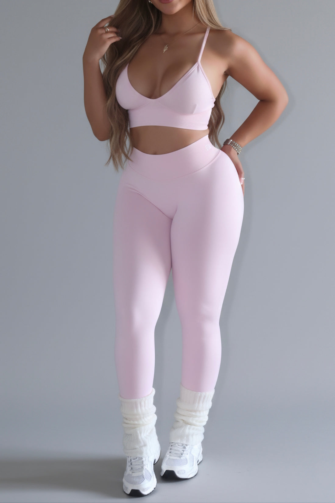 Pink Active 3 Piece Set -005